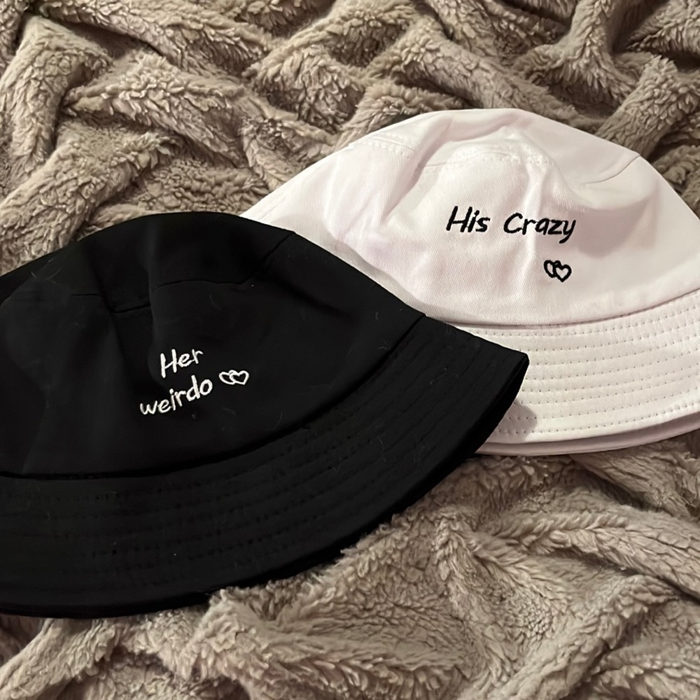 Couples matching bucket hats